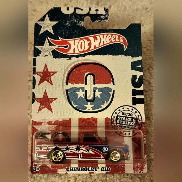 Hot Wheels 50th Anniversary Stars & Stripes - Walmart Exclusive Set of 10
